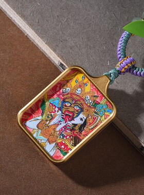 新中式藏式吊坠绳手工编织项链绳吊E坠挂绳扎基拉姆脖挂唐卡饰品