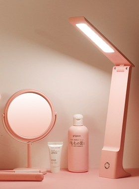 跨境折叠台灯创意jLED护眼学习台灯学生宿舍usb充电式阅读灯床头