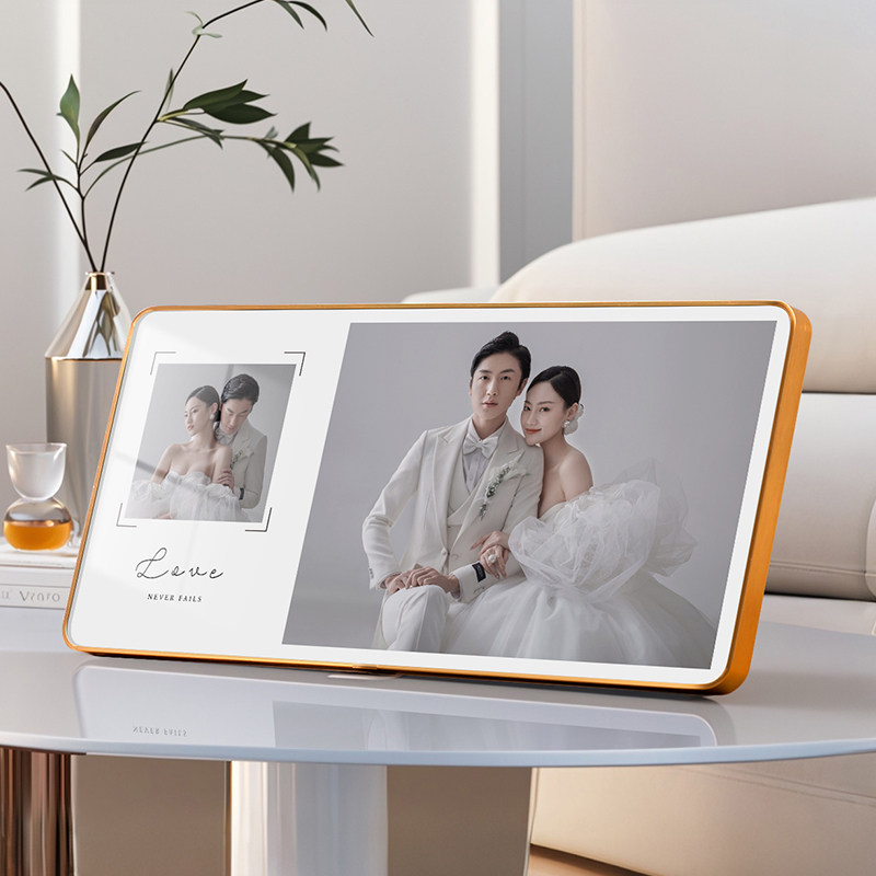 相框摆台婚纱照照片定制高级感加打印洗结婚照相片制作做成相册