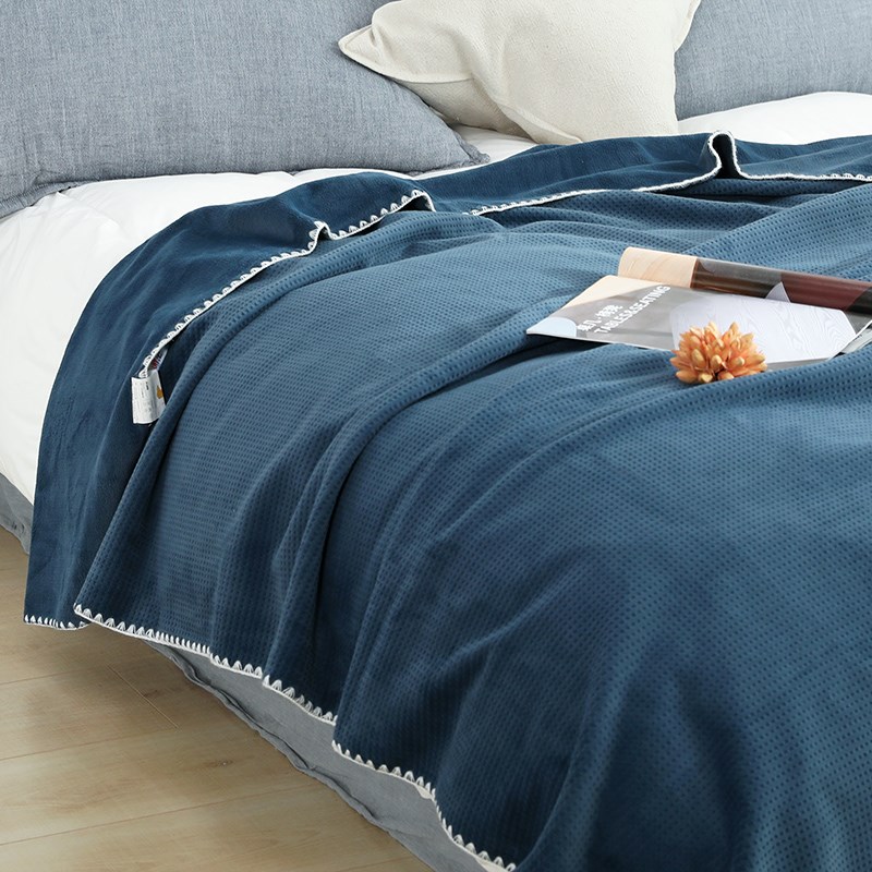 冬季加厚铺床珊瑚被子法兰绒毯床单人学生宿舍毛毯子垫春秋床上用