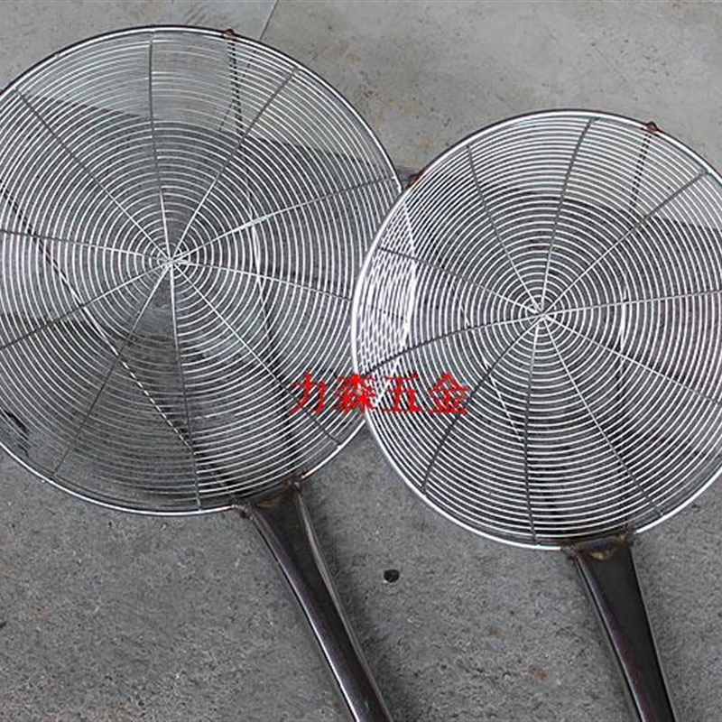 特大不锈钢笊篱头工厂 食堂专用漏勺工业方眼盘丝漏勺漏瓢炸篱,标准件/零部件/工业耗材,输送带/传送带,淘宝优惠券,粉丝福利购,淘宝优惠卷