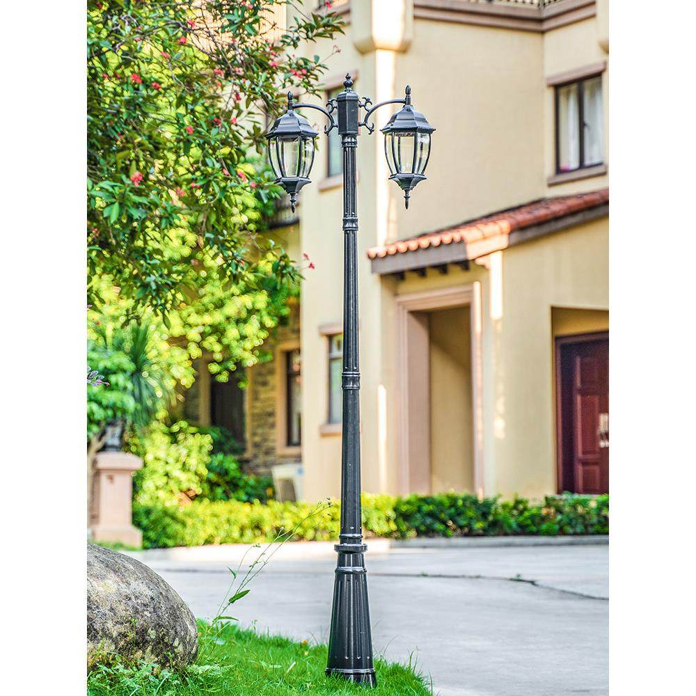小区路灯户外防水景观灯花园别墅高杆双头LED道路灯欧式庭院灯3米,家装灯饰光源,道路灯具/智慧路灯/智慧灯杆,淘宝优惠券,粉丝福利购,淘宝优惠卷