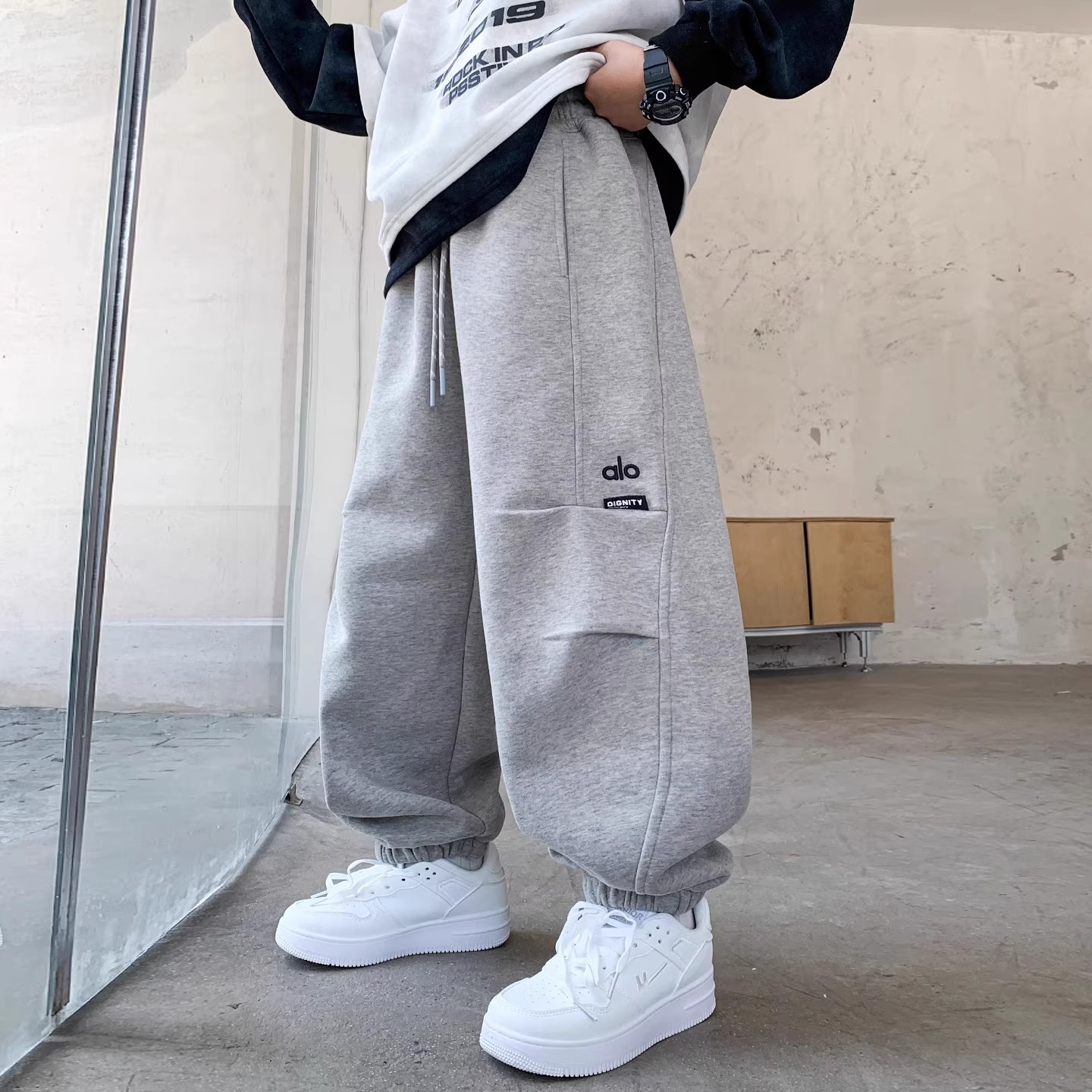 奥莱韩版儿童男童2025新款裤子