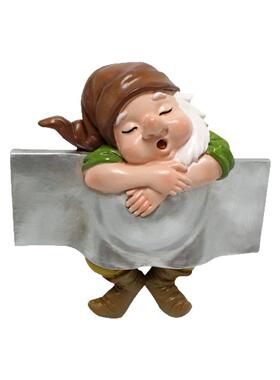 厂家直供树脂矮人贴胶带花园精灵摆件幼儿园科教用品户外庭院装饰