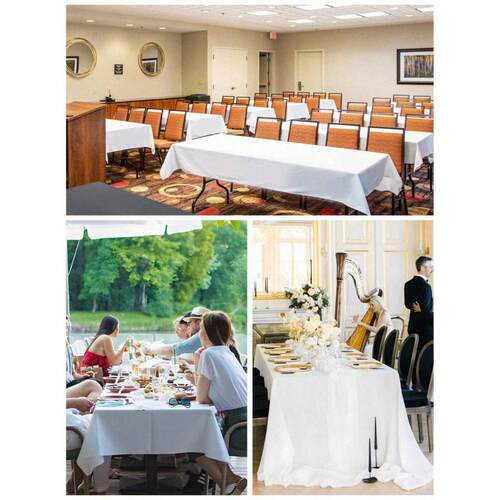 海外仓TEMU跨境Cloths For 4FT 6FT 8FT Square Tablecloth