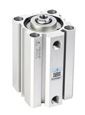 星辰小型气动薄型气缸SDA32-10/SDAS40-20/25X50/12/16/63/亚德客