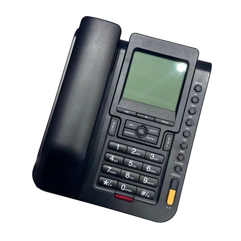 英文电话机 中性无logo固定座机来电显示 商务办公酒店前台 现货