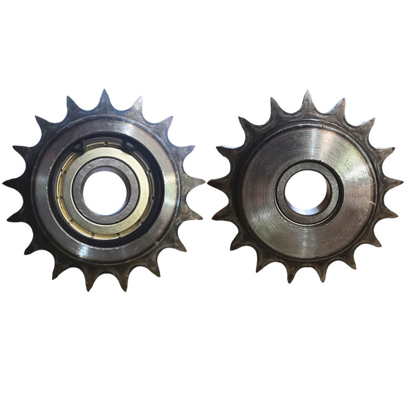 涨紧轮 惰性链轮 i06B 08B 10A 12A 16A 3分4分5分带单双轴承 链