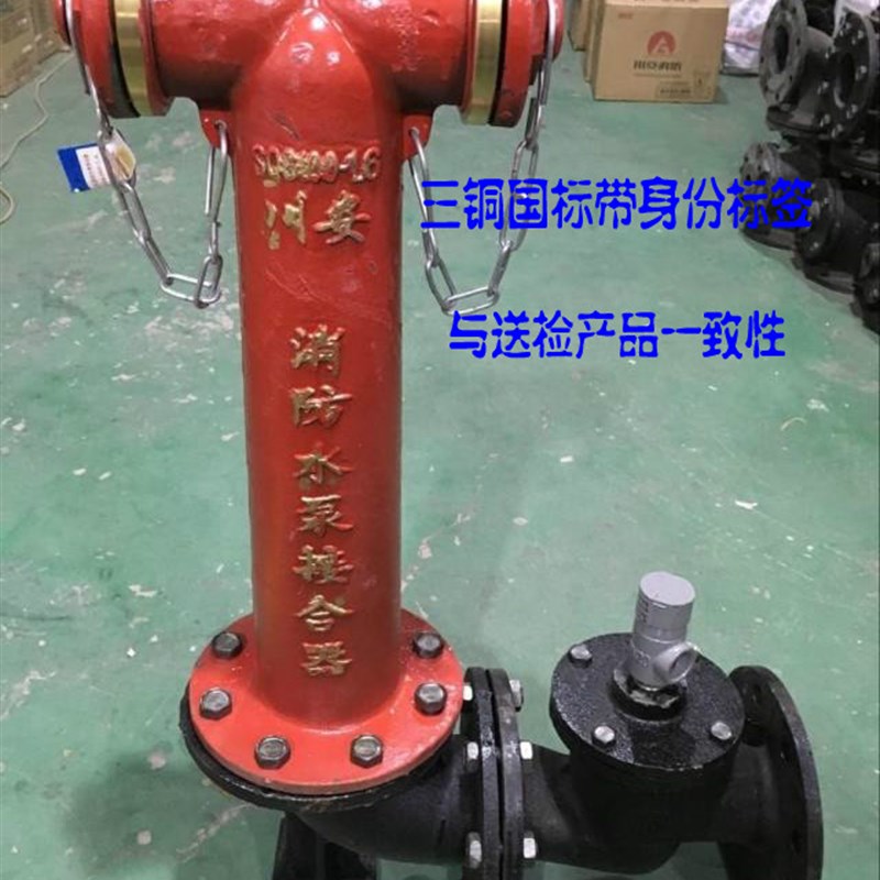 地上式消防水泵接合器 SQS100-1.6 喷淋 消防水泵阀 带身份证