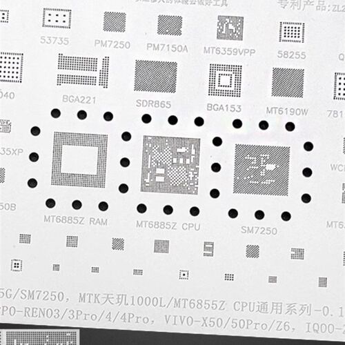 阿毛易修/OV5/OPPO/RENO3/4Pro/VIVO/X50/SM7250/765G/CPU植锡网