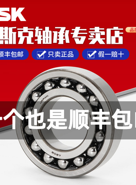 日本NSK进口2208 K EK ETN9 ATN M C3尺寸40*80*23双列调心球轴承