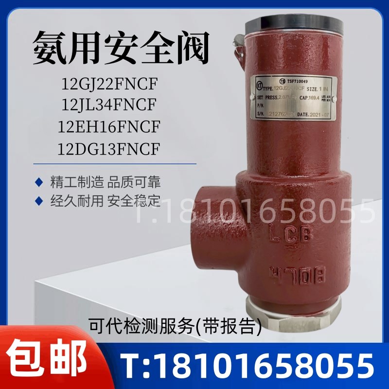 工业冷冻机中央空调安全阀12EH16FNCF安全阀BTA/SFA-12C300C DN20