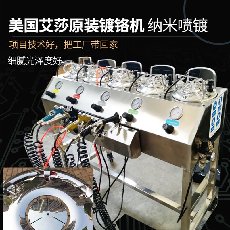 美国艾莎纳米喷镀 电镀设备轮毂汽车配件卡钳佛像雕塑模型制作厂