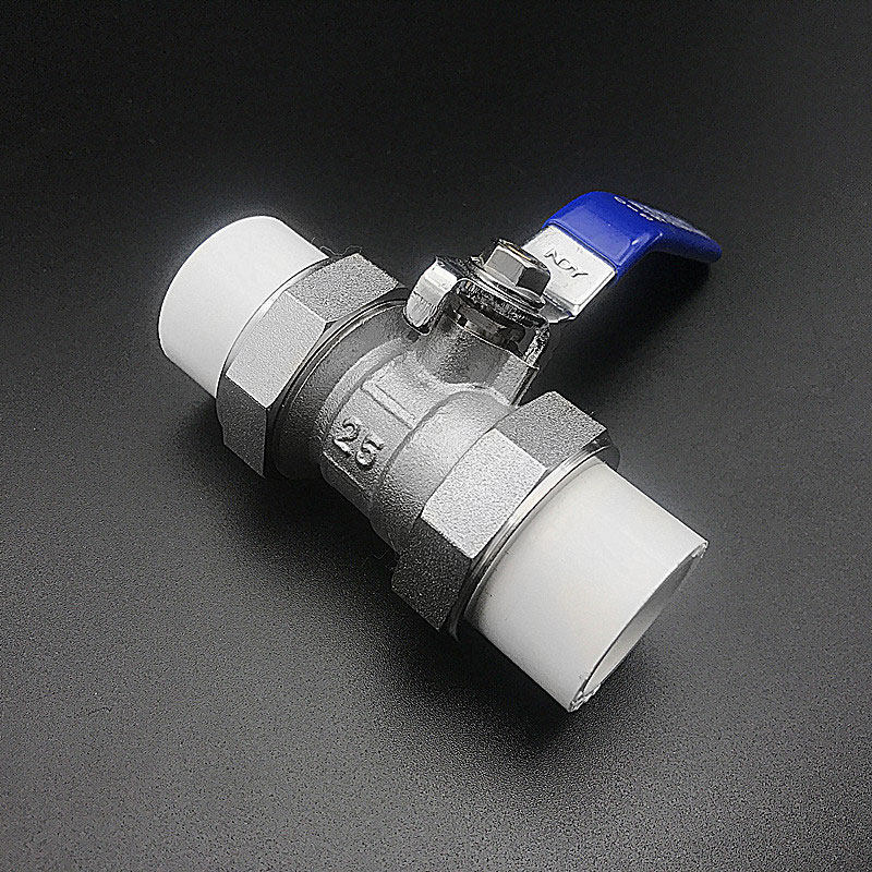 全铜PPR球阀开关阀门双活接热熔阀门20 25 32 40 50 63 75 90 110