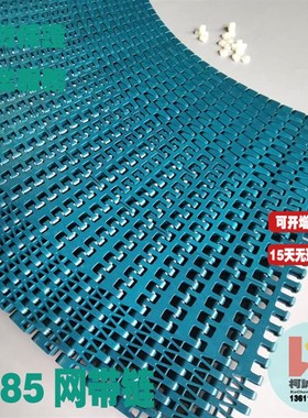 1285塑料网带网链板螺旋输送网链节距31.75mm齿形小转弯半径网带