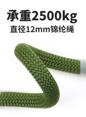 Golmud牛尾绳挽索226 登山攀岩速降户外高空作业保险安全带连接绳