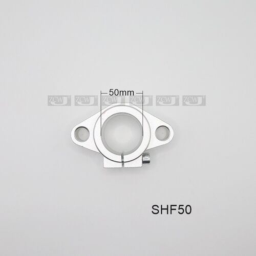 直线滑动轴承卧式支架支撑座SHF50轴铝合金导向轴支座法兰开口50
