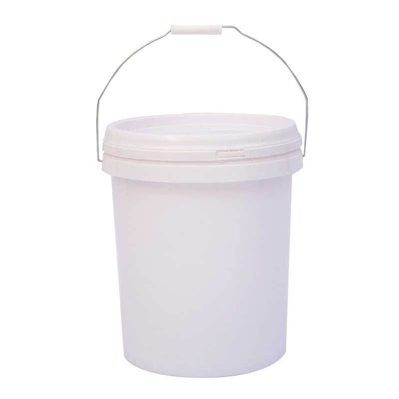 18L压盖塑料桶带盖手提涂料油漆乳胶农化工桶PP储水桶18升塑料桶