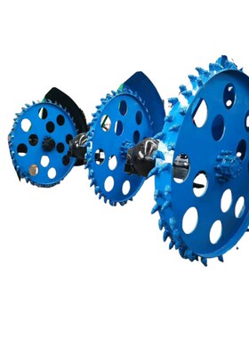 下水道灌溉开渠机 农田回旋式挖沟机 拖拉机带动式圆盘式开沟机