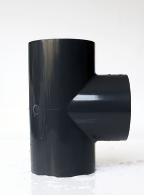 宝琦国标PVC化工三通UPVC耐酸碱化工给水管配件PN16 63 75 90 110