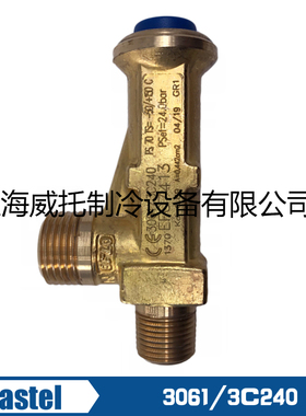 原装CASTEL卡士妥安全阀3061/3C240 压力泄压阀NPT3/8 3061/3C240