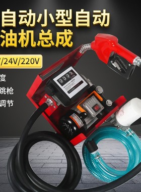 BREMEN车载加油机12v24v220v电动抽油泵柴油汽油大流量加油机设备