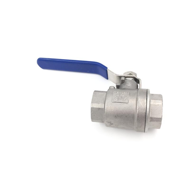 Q11F-16P 304不锈钢2PC内螺纹大流量全通径两片式球阀DN8-DN100