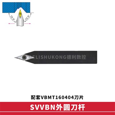 72.5度外圆数控刀杆 SVVBN1616H16 2020K16 2525M16 3232P16