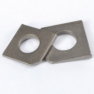 304 316现货供应槽钢方斜垫圈不锈钢方斜垫片缺角垫片M8M10M20