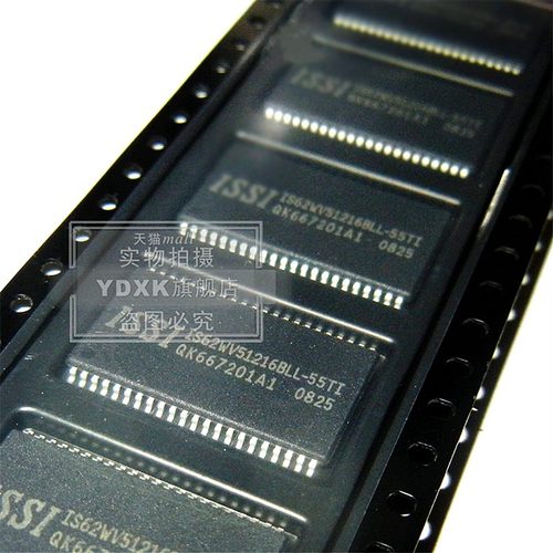 原装进口 IS62WV51216BLL-55TLI/55TI  SRAM存储器TSOP-44芯片IC
