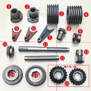 C5116E立车齿轮5112机床变数箱配件齐齐哈尔5225瓦房店花键轴拨叉