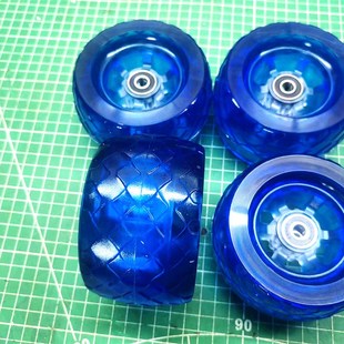 滑板轮子105云轮越野轮宽胎PU轮