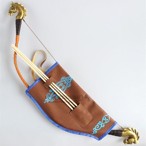 内蒙古特色工艺品 小弓箭 马头弓箭 蒙古包装饰品挂饰 儿童弓箭