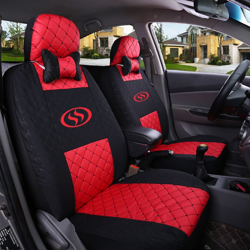 易咖X5S X6 M30 E8 E9电动汽车四季通用全包座椅布艺坐垫座套