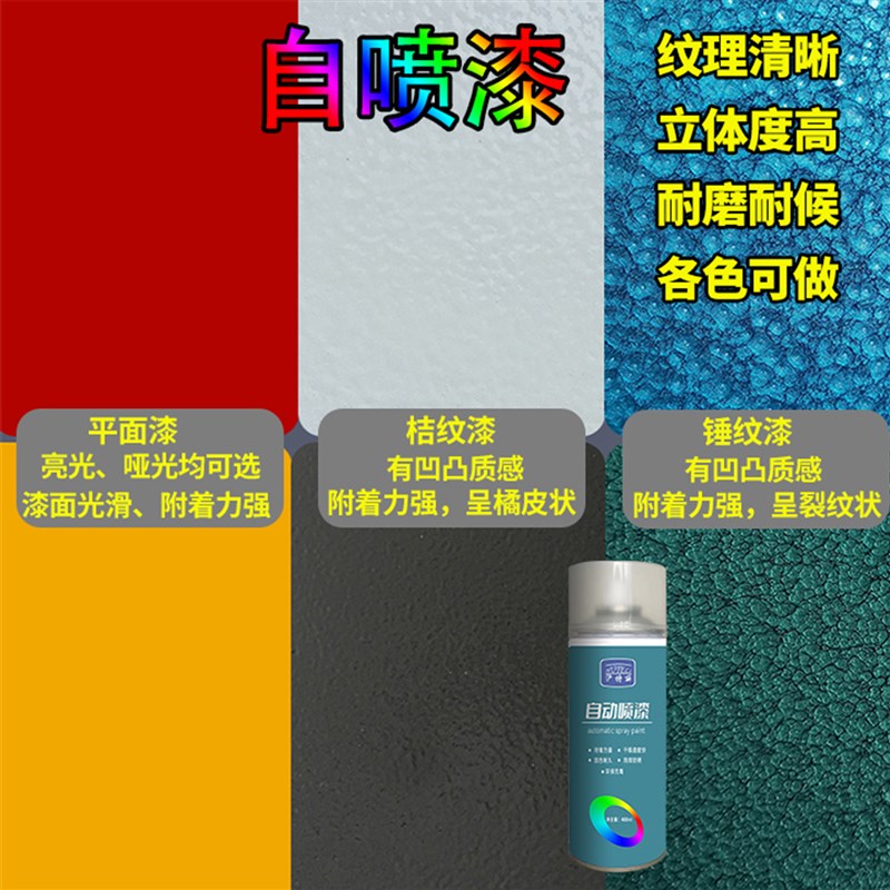 自喷漆丙烯酸金属防锈漆家具木器漆油漆金属漆门窗改色漆翻新手摇