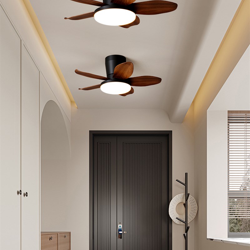 Home餐厅客厅风扇灯现代简约大风力家用一体式静音智能变频电风扇