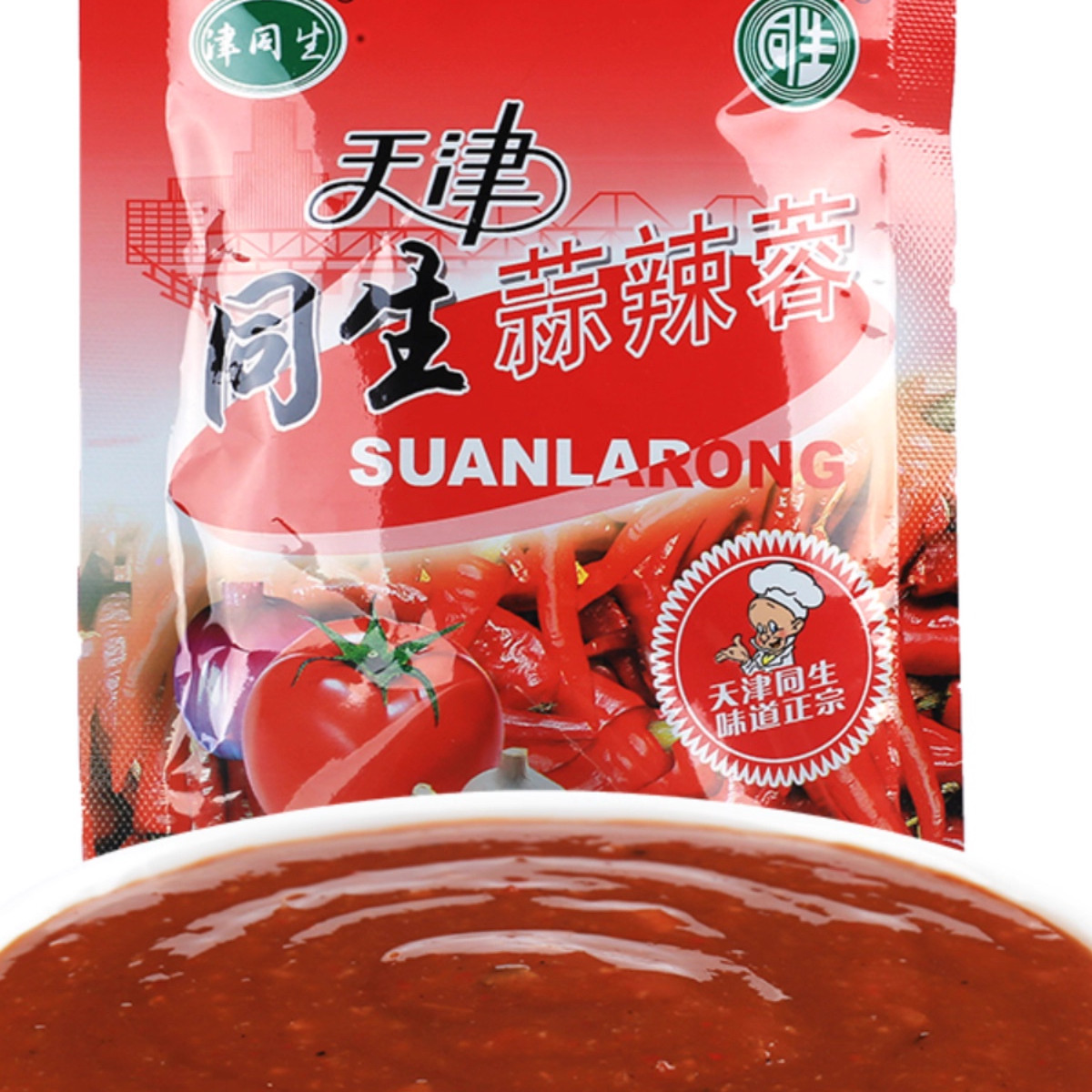 天津同生蒜蓉辣酱125g