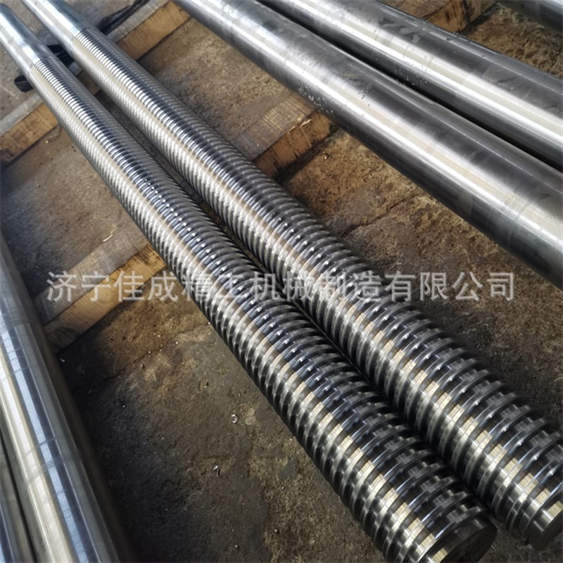 大型升降丝杆梯形丝杠加工大直径大螺距正反牙Tr20-Tr300传动轴