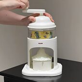 快乐星球手摇刨冰机家用小型手动刨冰机摆摊商用雹冰机绵绵冰沙机