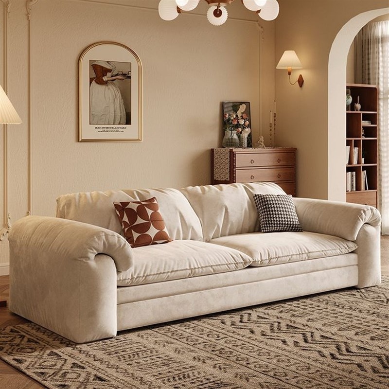 法式床可折叠两用202p4新款小户型客厅多功能单布艺简约双人沙发