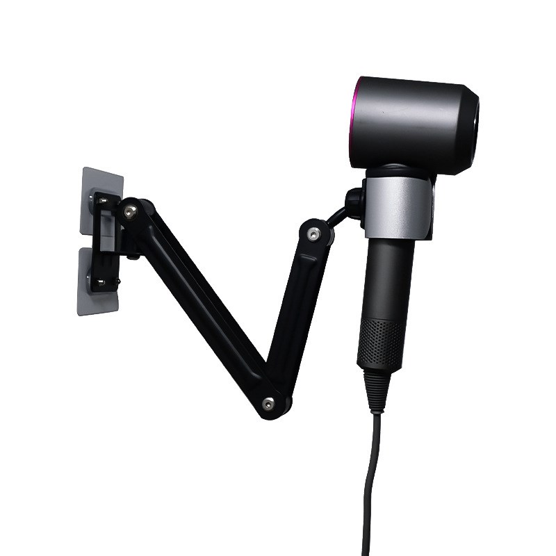 卫生间吹风机懒人支架壁挂u式可折叠浴室风筒挂架电吹风收纳置物