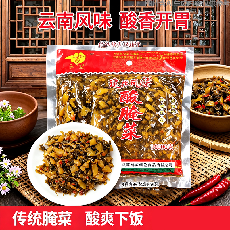 鱼汤酸菜咸菜云南大理弥渡腌菜米线袋装调料包扣肉配料酸菜鱼下饭