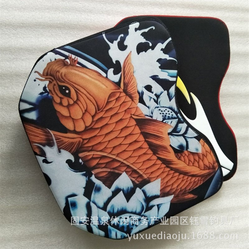 钓箱坐垫a 记忆海绵坐垫 吸盘座垫 渔具用品