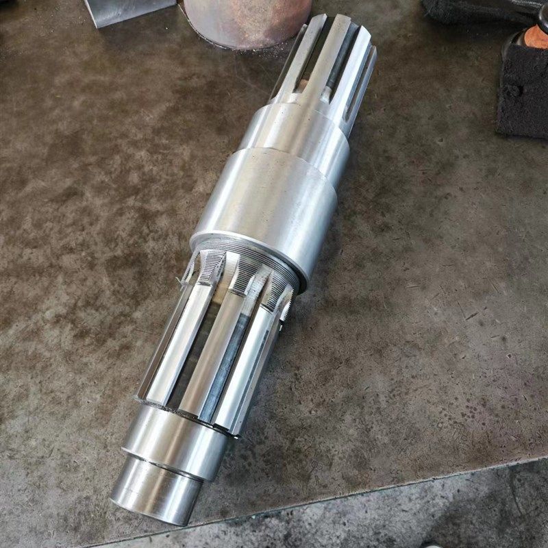 齐二机立车配件CQ5240B立车花键轴 长645i轴 主轴