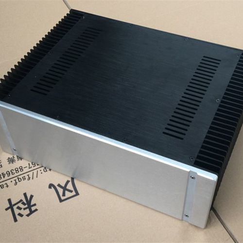 宽430高150深度314 全铝功放机箱 两侧散热的后级机箱(可代开孔