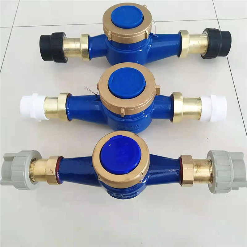 家用PPR63热水表DN50外丝PE40螺纹冷水表PVC63活接水表PVC50