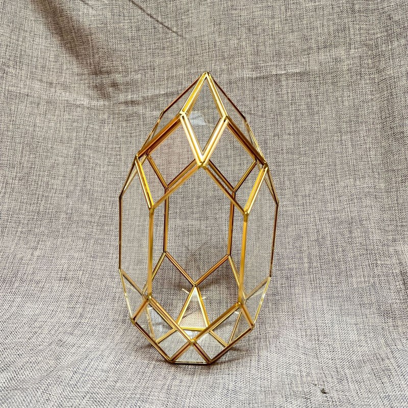 多肉植物 苔藓微景观 立体几何 玻璃 花房 器皿 花器 生态瓶