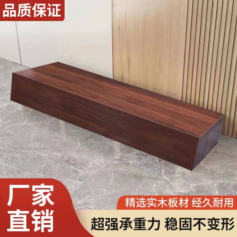 实木垫脚凳台阶脚踏增高地台厨房垫高脚踏板办公室踏脚神器可定制