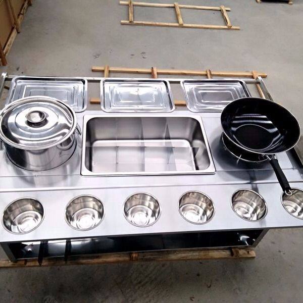 高汤麻辣烫关东煮串串香美食车摆摊车奶油玉车冷锅串串炒锅小吃车