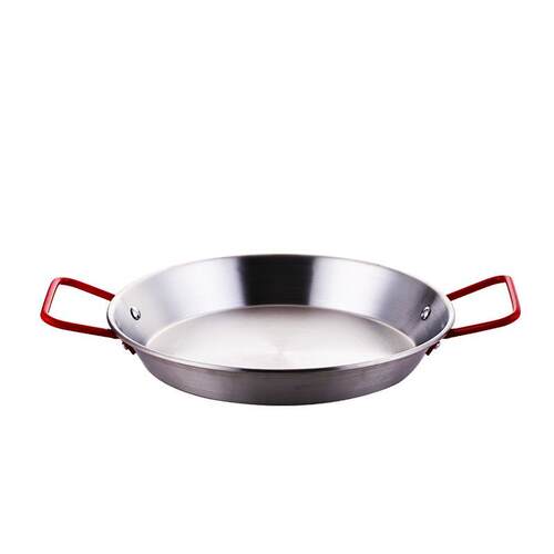paella西班牙不锈钢海鲜盘小龙虾盘海鲜饭锅韩式炸鸡盘双耳平底锅